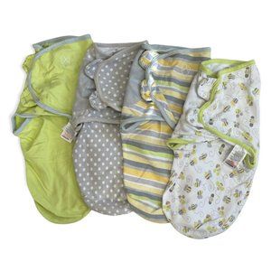 SwaddleMe Baby Swaddles Small/Medium Lot of 4 Gender Neutral Boys Girls Green
